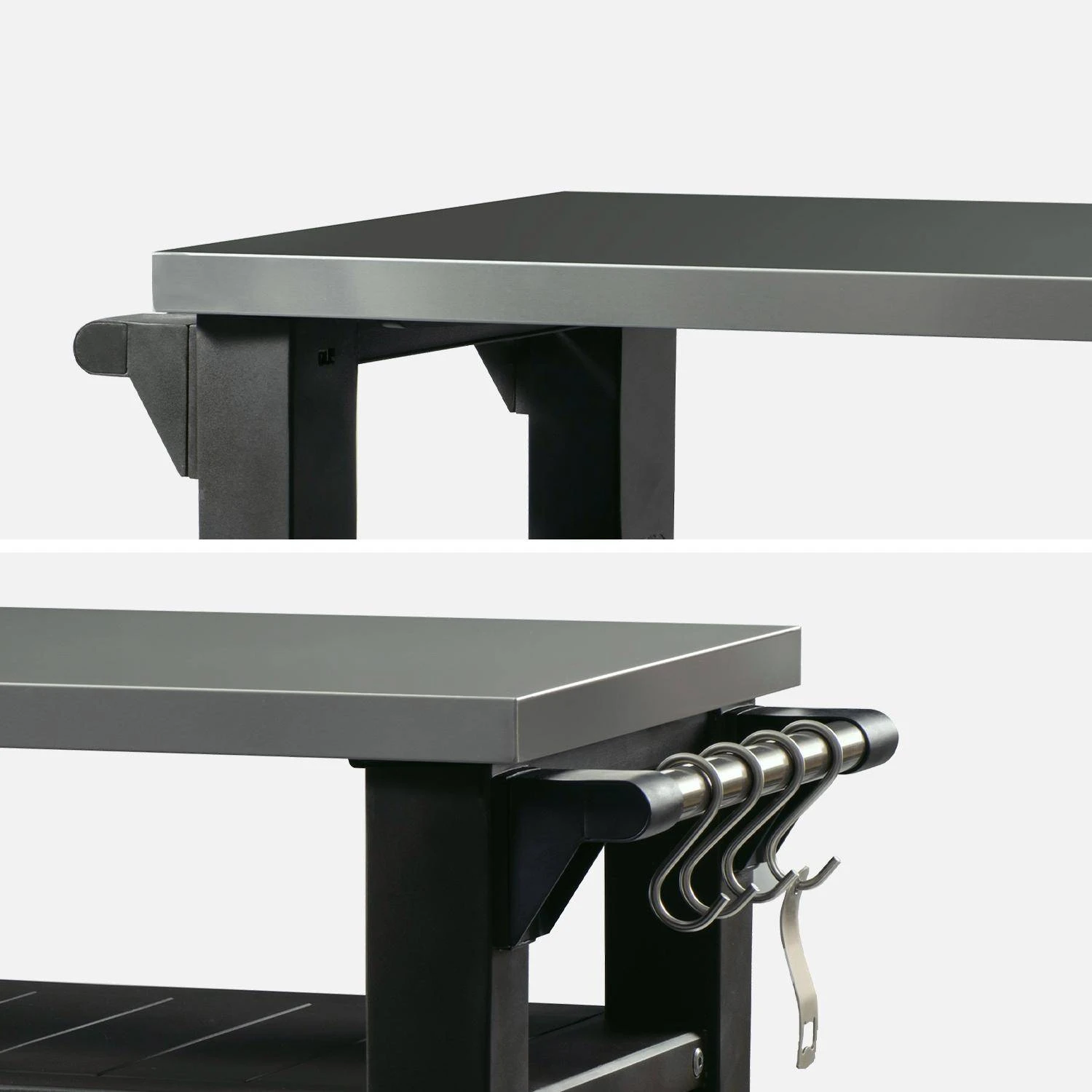 Desserte Extérieure Avec Rangements Pour Plancha 3 Desserte Extérieure Avec Rangements Pour Plancha – Image 3