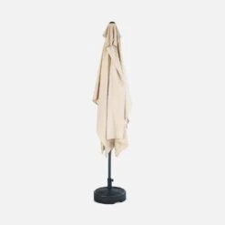 Parasol Rectangulaire 2x3m Couleur : Sable -Maison Meubles pu2x3sand cae80f01641faa13c8a14008f0eba004