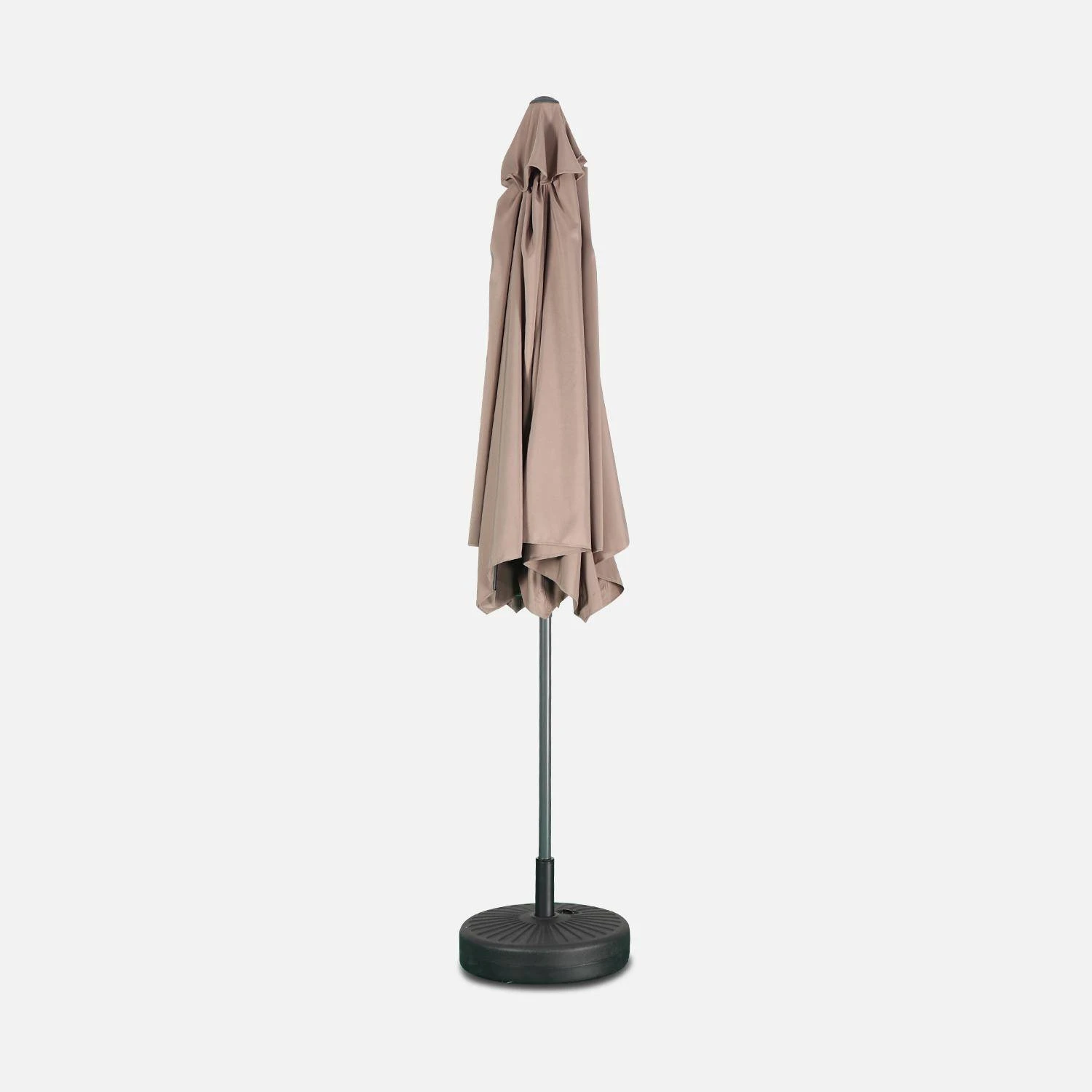 Parasol Rond 3m Couleur : Taupe 5 Parasol Rond 3m Couleur : Taupe – Image 5