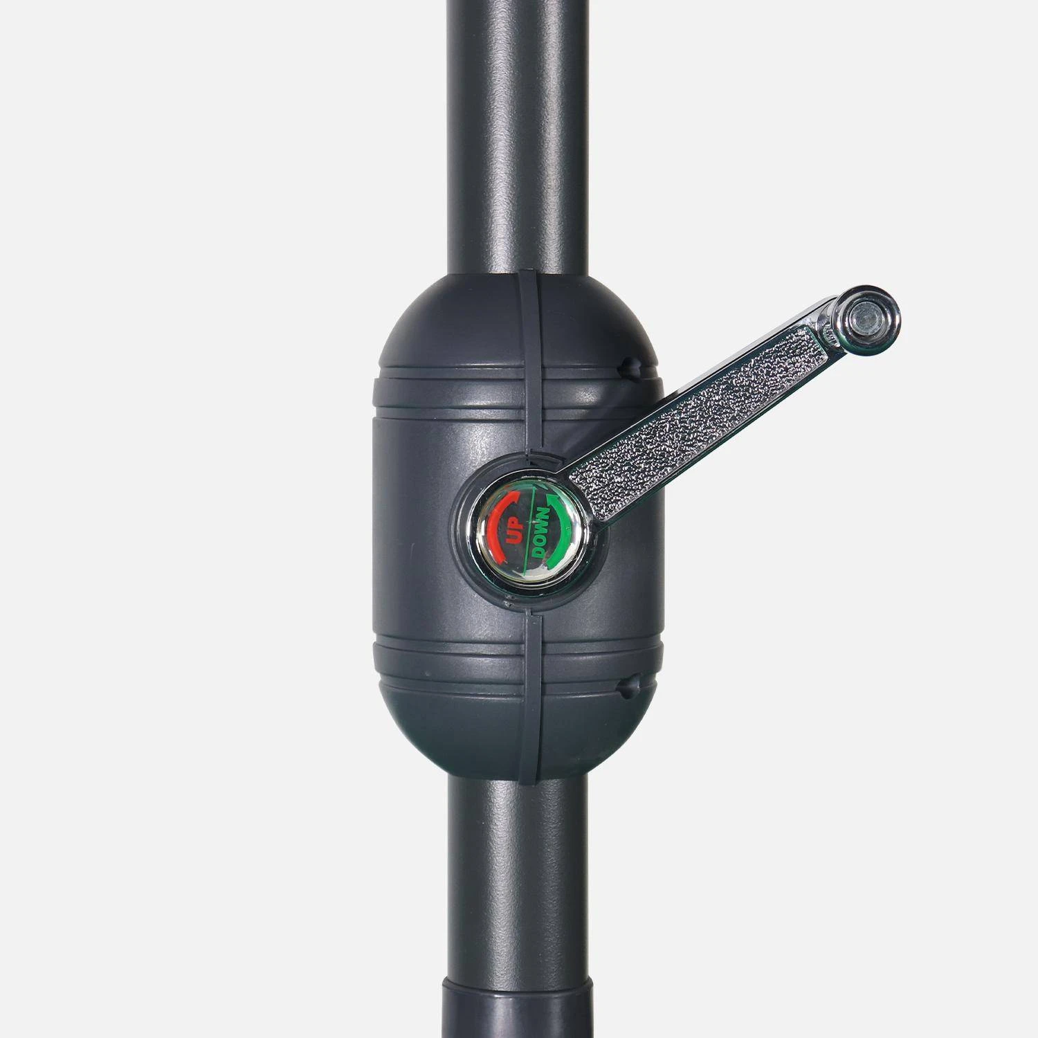 Parasol Rond 3m Couleur : Taupe 6 Parasol Rond 3m Couleur : Taupe – Image 6