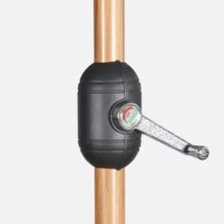 Parasol Rond 3m, Mât Effet Bois Couleur : Gris -Maison Meubles pu300wdgy d432a26e1de93b3efdf10a145738f0ad