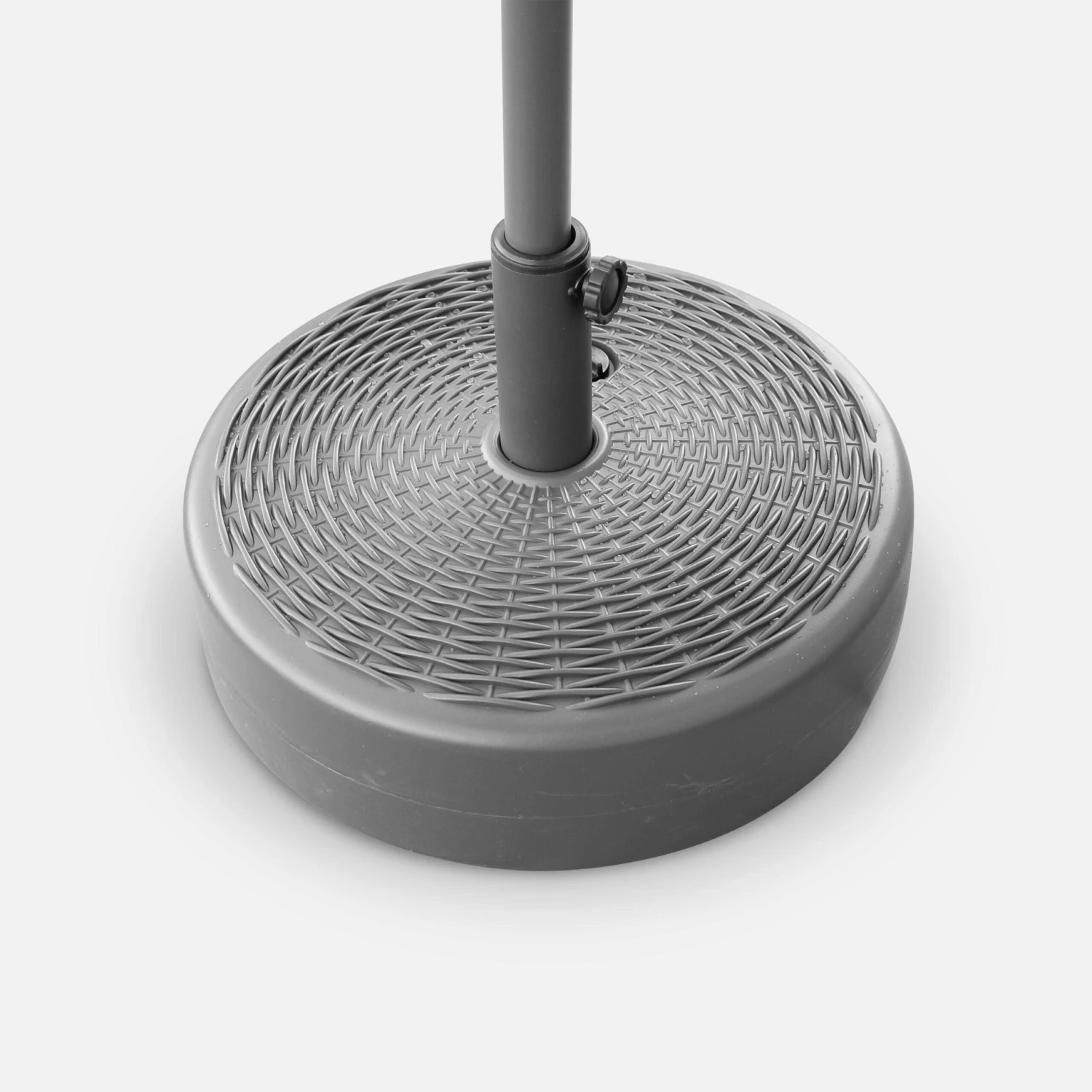 Pied Parasol Rond Plastique Pour Parasol à Mat Central 1 Pied Parasol Rond Plastique Pour Parasol à Mat Central