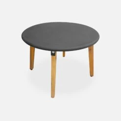 Salon De Jardin Bas Résine Tressée Effet Rotin 2 Places Couleur : Gris Chiné -Maison Meubles rawarmtx2gy 6253fa89edab819bfe96e0d2ff788a6c