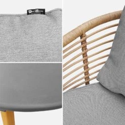 Salon De Jardin Bas Résine Tressée Effet Rotin 2 Places Couleur : Gris Chiné -Maison Meubles rawarmtx2gy f362c98881aadb0ebfc95f2a23c2d909