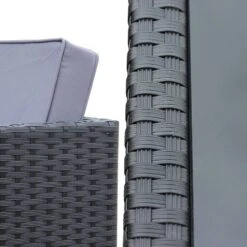 Table De Jardin Vasto 12 Et Sa Housse Couleur : Noir / Gris 13 Table De Jardin Vasto 12 Et Sa Housse Couleur : Noir / Gris -Maison Meubles salon de jardin 8 12 places vasto avec housse de protection coloris noir coussins gris table encastrable 60b630e4b7ebcbcb8e48fa2a094e3d77