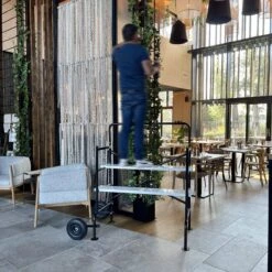 Echafaudage Roulant Et Pliant Sur Deux Niveaux -Maison Meubles scaffold140 7e9764fff6419b0faa76ba8848b33068