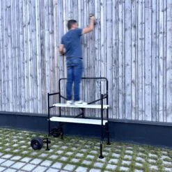 Echafaudage Roulant Et Pliant Sur Deux Niveaux -Maison Meubles scaffold140 bce30d22fe4dd9c444664ba68f30b8d8