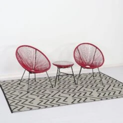 Tapis Extérieur Rectangulaire Motif Vagues -Maison Meubles tapis d exterieur 180x270cm sydney rectangulaire motif vagues noir beige 12e1c8b6b4fbf2a5d4a644830016141d