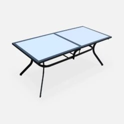 Table De Jardin Aluminium, 8 Chaises -Maison Meubles tx190x8gris 1b8fd3482f3f0f6d049c12ce45c20332