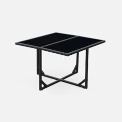 Table De Jardin Encastrable Résine Tressée 4 Chaises Couleur : Noir 12 Table De Jardin Encastrable Résine Tressée 4 Chaises Couleur : Noir -Maison Meubles wk4cubebk 2988996907a308f2e3ac1df1c90bb0e7