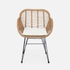 Fauteuil Effet Rotin Résine Et Métal (lot De 2) -Maison Meubles wkchrx2bamb 7856d2c8ef85fb5d8ed0d0de39bae9cc