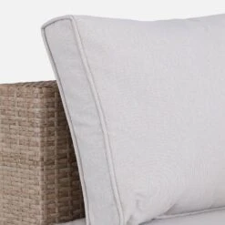 Fauteuil De Jardin + Repose Pieds, Résine Tressée Couleur : Beige / Beige -Maison Meubles wksofanatbg 4d52706c10b9a2f51da433d29ec43548