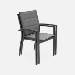 Lot De 4 Fauteuils En Aluminium - Chicago -Maison Meubles xtsaf4armco aee2ff4040a287300069bee8cb0c133a