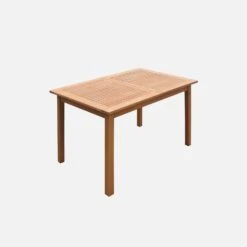 Table De Jardin Extensible Bois 6 à 8 Places -Maison Meubles EC180R6 03