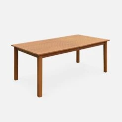 Table De Jardin Extensible Bois 8 à 10 Places -Maison Meubles EC240R8 03