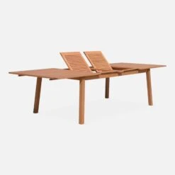Table De Jardin Extensible Bois 12 Places -Maison Meubles EC300R10 03