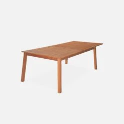 Table De Jardin Extensible Bois 12 Places -Maison Meubles EC300R10 04