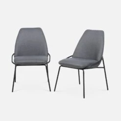 Chaise Design En Tissu (lot De 2) 10 Chaise Design En Tissu (lot De 2) -Maison Meubles ICHRLISDKGYX2 01