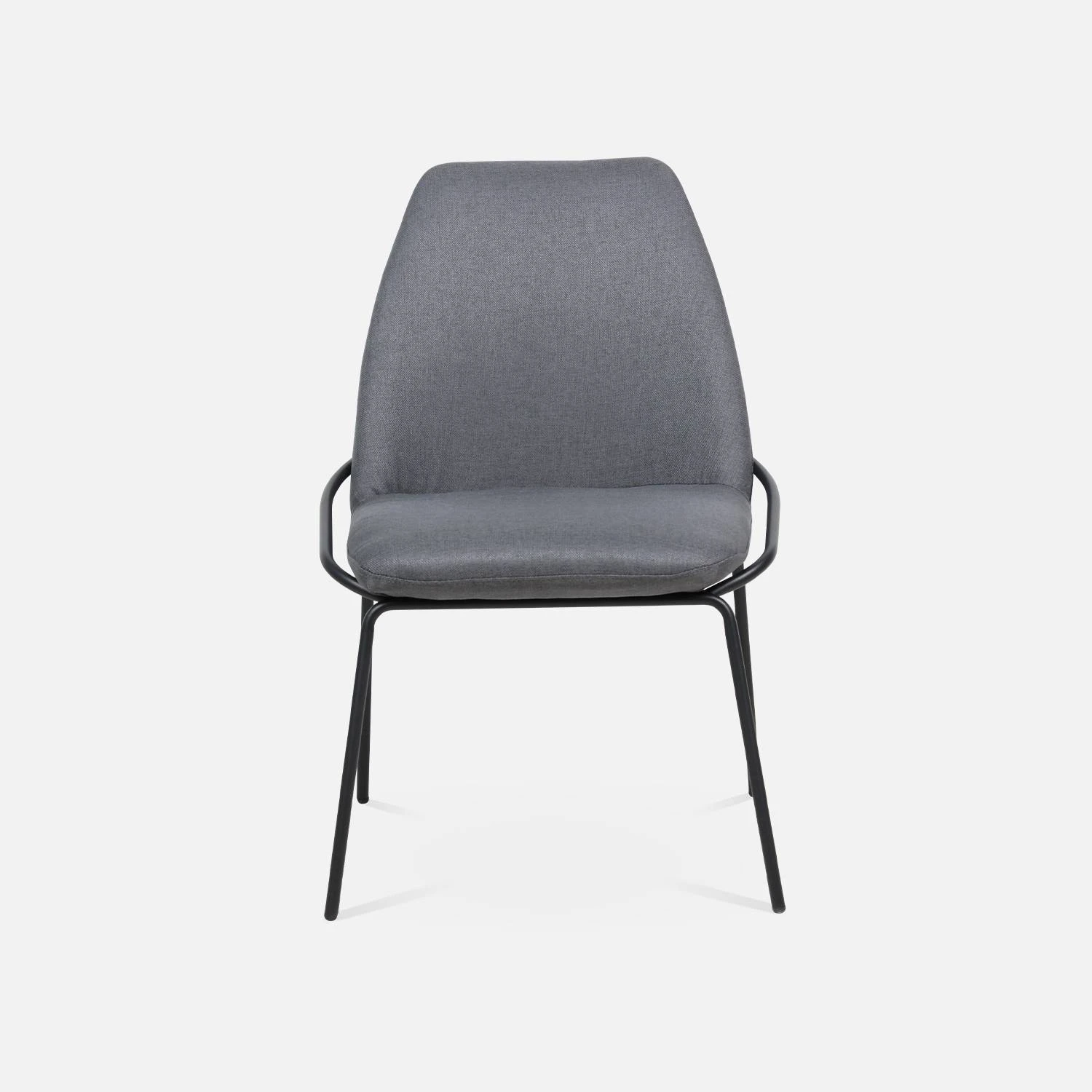 Chaise Design En Tissu (lot De 2) 4 Chaise Design En Tissu (lot De 2) – Image 4