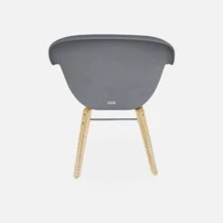 Fauteuil Scandinave Acacia (lot De 2) Couleur : Gris -Maison Meubles cemarmgyx2 9923295460a1ab005214b338ea030f22