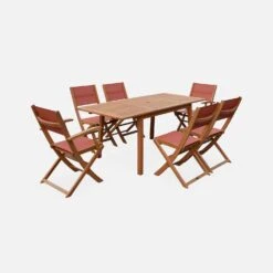 Table De Jardin Extensible Bois 6 à 8 Places -Maison Meubles ec180r6 1fb97e15e238178de0d6e057c28510ca