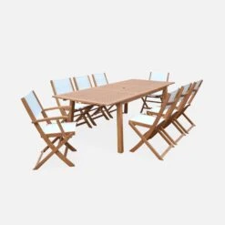 Table De Jardin Extensible Bois 8 à 10 Places -Maison Meubles ec240r8 6fff365ead8b026ce71c2caa7b760fa0