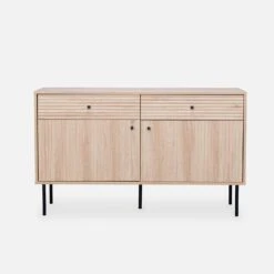 Buffet De Rangement Bois Rainuré 120 Cm -Maison Meubles ibragbuffet 36aea3f0b4df957f53c5e6bc4e6f8f5e
