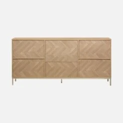 Buffet Effet Bois Chevrons 2 Portes -Maison Meubles ibudbuffet 844f4e52e35f630cdbd1eddec56ab92f