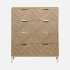Commode De Rangement Décor Chevrons 4 Tiroirs 11 Commode De Rangement Décor Chevrons 4 Tiroirs -Maison Meubles ibudchest4d 7f85ce0a86cbe4e0127d01dd491722d5