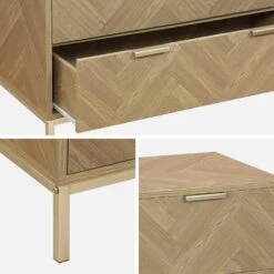 Commode De Rangement Décor Chevrons 4 Tiroirs 15 Commode De Rangement Décor Chevrons 4 Tiroirs -Maison Meubles ibudchest4d f8873bedca6e2145b608400603d26d04