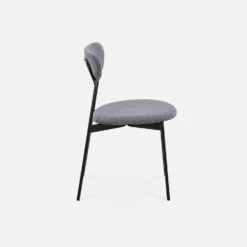 Chaise Scandinave Pieds Acier (lot De 4) Couleur : Gris Foncé -Maison Meubles ichairartx4dg bbd67aae09cb5bf0a109cd878f527726