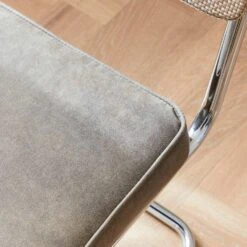 Chaise Cantilever Tissu Et Effet Rotin (lot De 2) Couleur : Taupe -Maison Meubles ichrmjtpx2 8fc2657f24e7be12623a9bd4d462156e