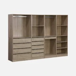Kit Dressing Modulable Avec 4 éléments Couleur : Naturel -Maison Meubles idresfullkitnat 774de06f56dfcaa99d6b028402ec3d83