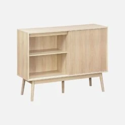 Buffet De Rangement Décor Bois 115 Cm Couleur : Bois -Maison Meubles ilinbuffet ab34d3d8b0a782dbaa99dcc6573d0f66
