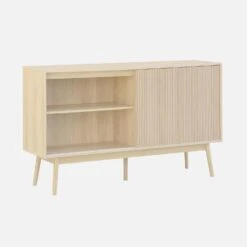 Buffet Scandinave Effet Bois 2 Portes 150 Cm Couleur : Bois Clair -Maison Meubles ilinbuffetl dbfda7262e37d31b47fffed646d3fc28