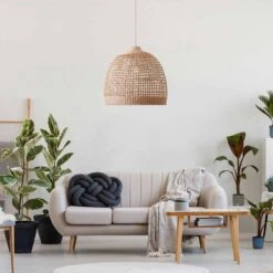 Suspension En Rotin Naturel Ø53cm -Maison Meubles ilumcub53rot cc36d232c27105b3e2ae59fe781e4ec4