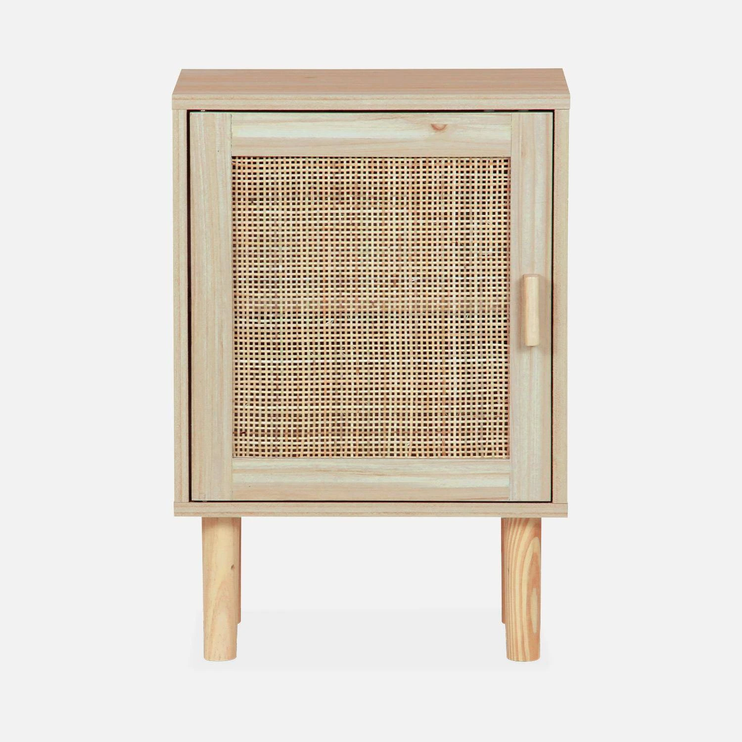 Table De Chevet Cannage Et Effet Bois 4 Table De Chevet Cannage Et Effet Bois – Image 4