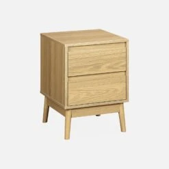 Table De Chevet Effet Bois Deux Tiroirs 8 Table De Chevet Effet Bois Deux Tiroirs -Maison Meubles iwdbedside 225052c54515bebc44dabbc805956536