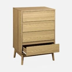 Commode Effet Bois 4 Tiroirs -Maison Meubles iwdchest4d 36f8b664446801426dd78436e1dc50e0